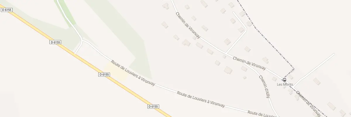 Plan du 28 Che de Vironvay à Louviers