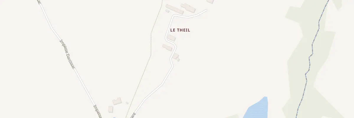 Plan du 34 Le Theil Est à Boisseuilh