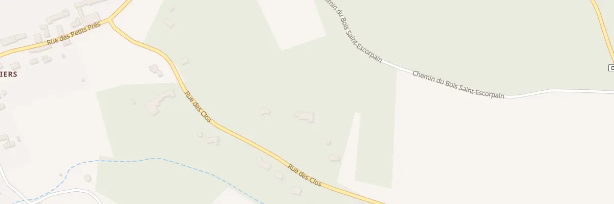 Plan du 10 Rue des Clos à Escorpain
