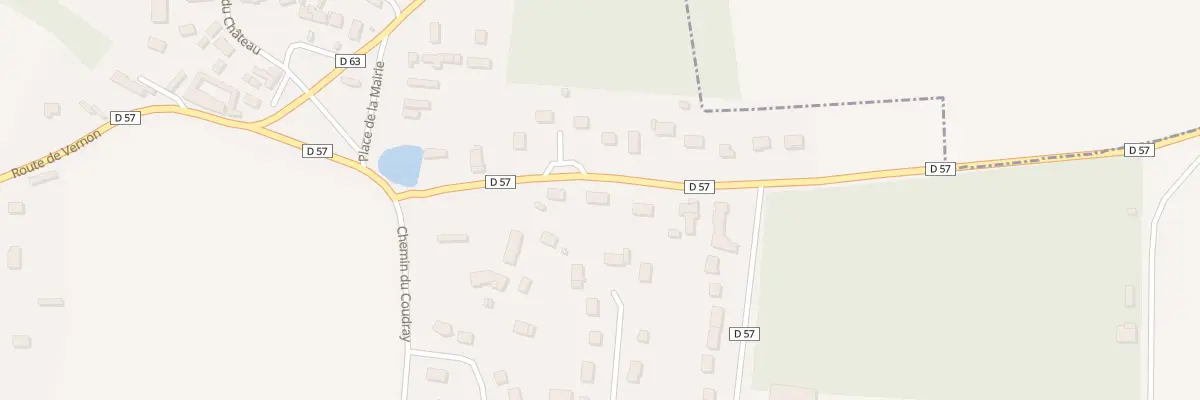 Plan du 10 Rte de Vernon à Fauville