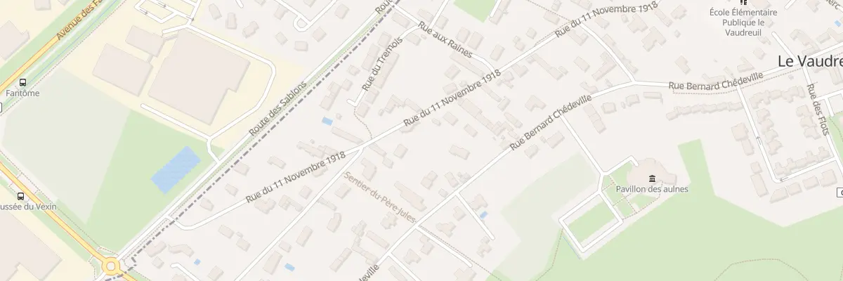 Plan du 21 Rue du Onze Novembre au Vaudreuil