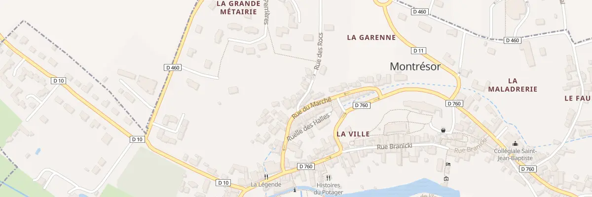 Plan du 5 Rue des Rocs à Montrésor