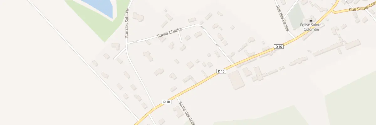 Plan du 5 Rue Sainte Colombe à Irreville