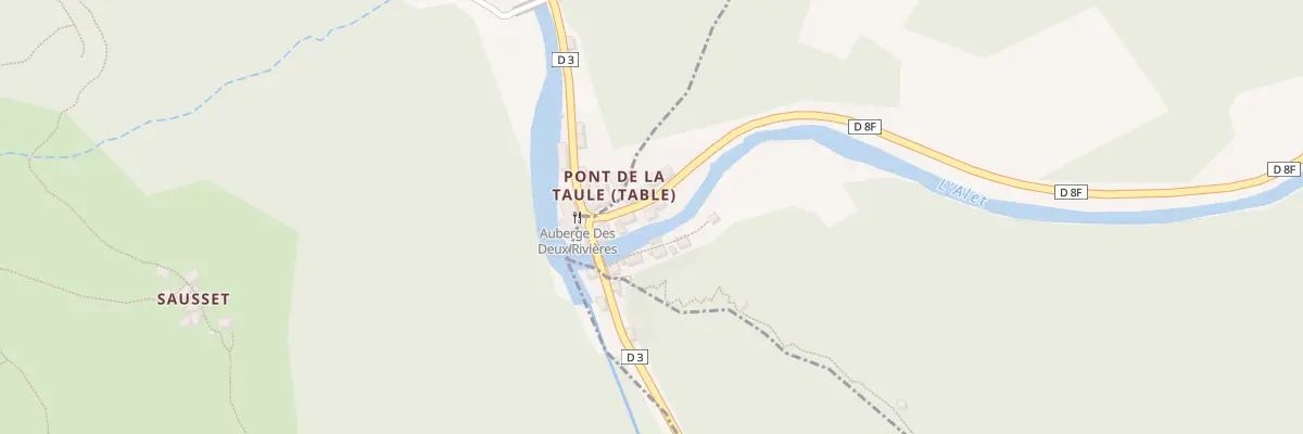 Plan du 19 Pont de la Taule à Ustou