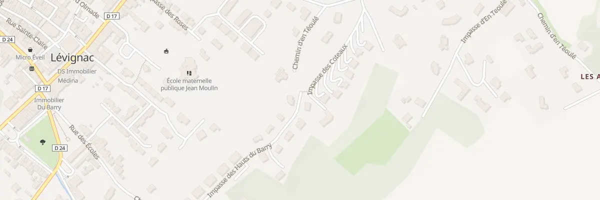 Plan du 5 Che d’Enjouanéou à Lévignac