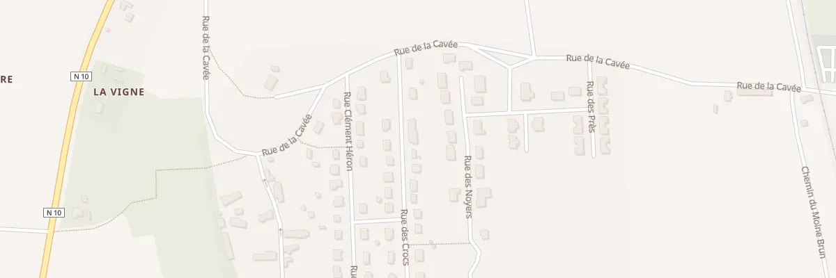 Plan du 7 Rue des Crocs à Saint-Hilaire-la-Gravelle