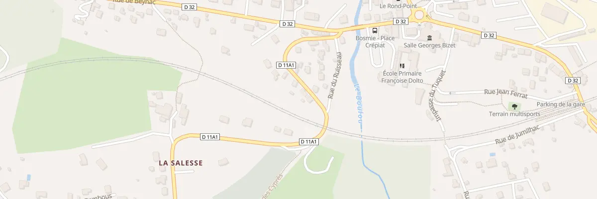 Plan du 14 Rue de la Salesse à Bosmie-l’Aiguille