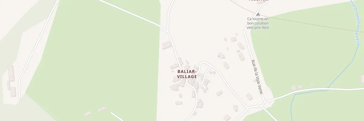Plan du 815 Ham de Baliard à Montjoie-en-Couserans