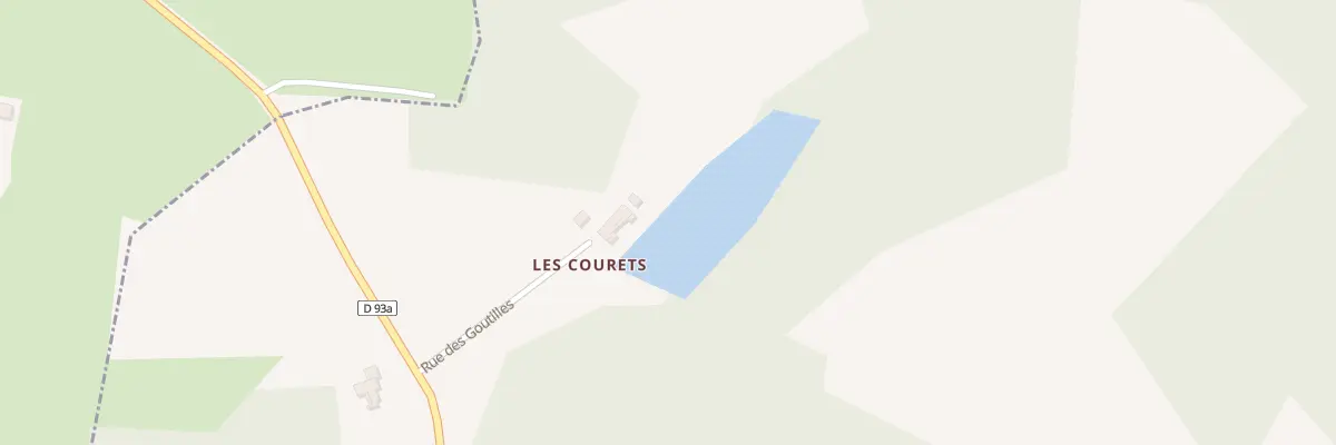 Plan du 12 Rue des Goutilles à Villefavard