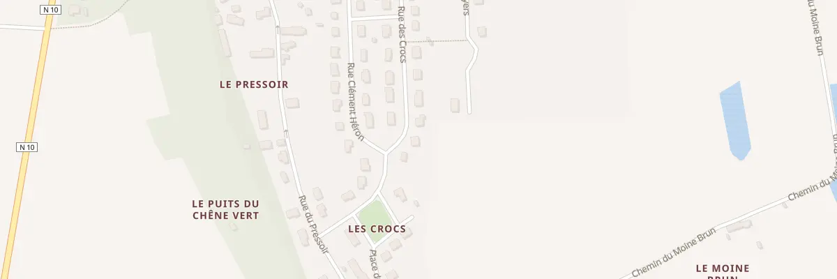 Plan du 29 Rue des Crocs à Saint-Hilaire-la-Gravelle