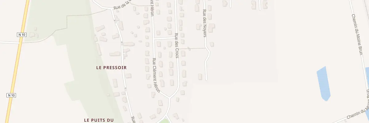 Plan du 23 Rue des Crocs à Saint-Hilaire-la-Gravelle