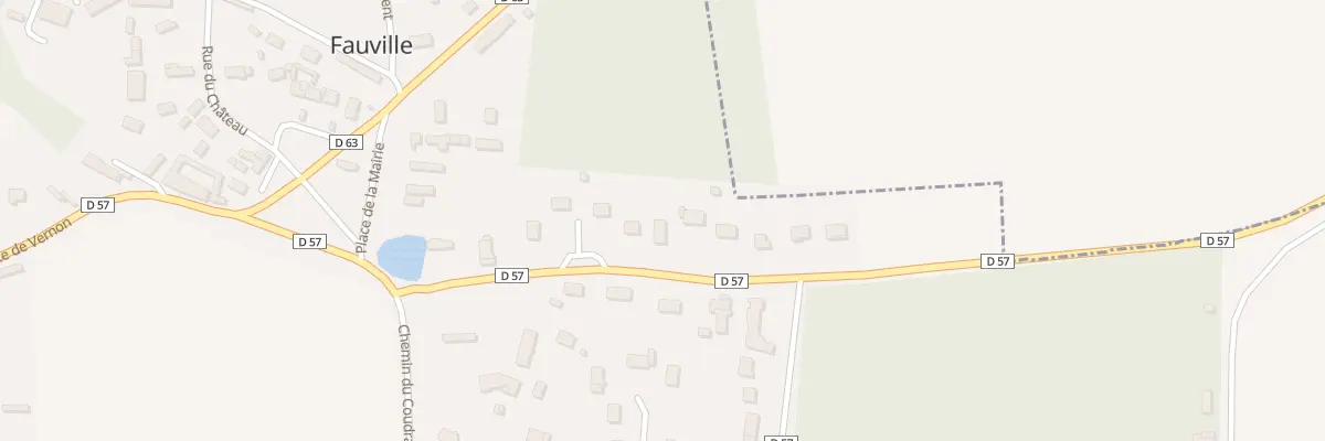 Plan du 21 Rte de Vernon à Fauville