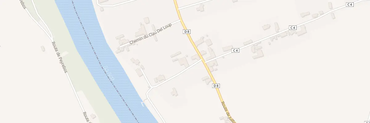 Plan du 5108 Mas de Bouyssou à Anglars-Juillac