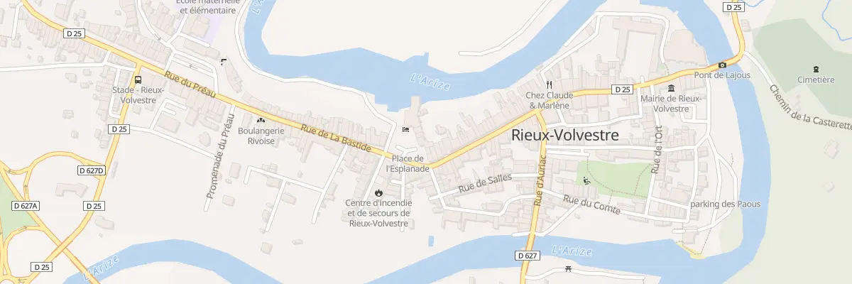 Plan du 4 Pl de l’Esplanade à Rieux-Volvestre