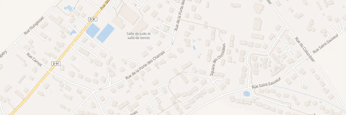 Plan du 269 Rue de la Porte des Champs à Boos