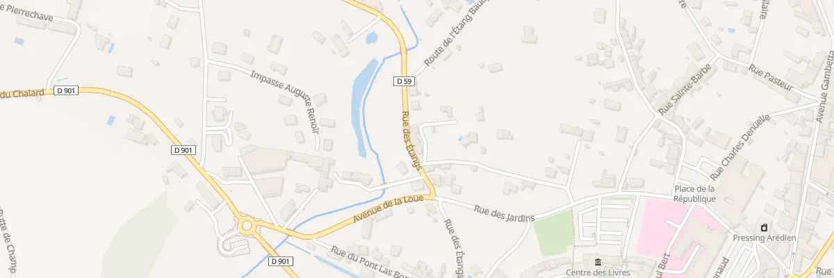 Plan du 30 Rue des Etangs à Saint-Yrieix-la-Perche
