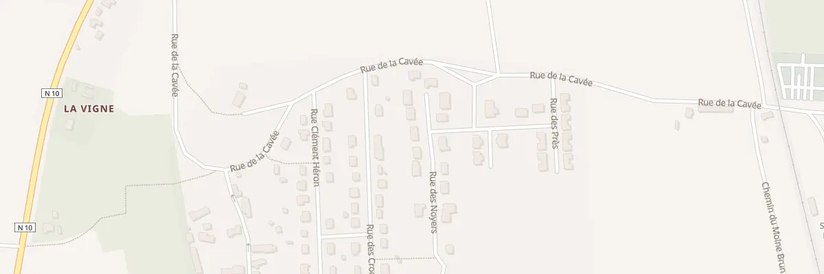 Plan du 4 Rue des Noyers à Saint-Hilaire-la-Gravelle