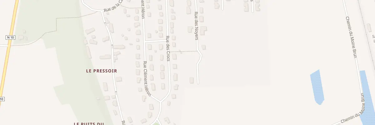 Plan du 20 Rue des Noyers à Saint-Hilaire-la-Gravelle