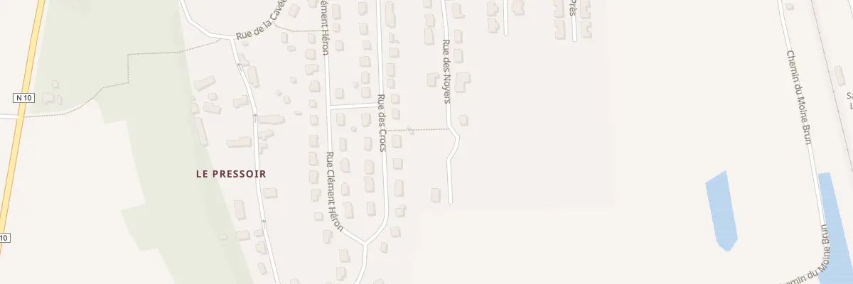 Plan du 18 Rue des Noyers à Saint-Hilaire-la-Gravelle
