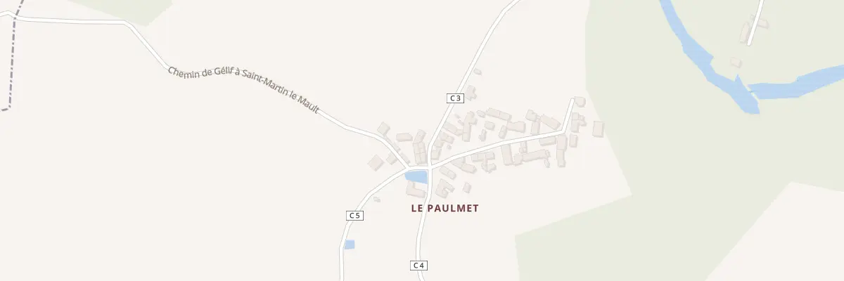Plan du 11 Le Paulmet à Saint-Martin-le-Mault