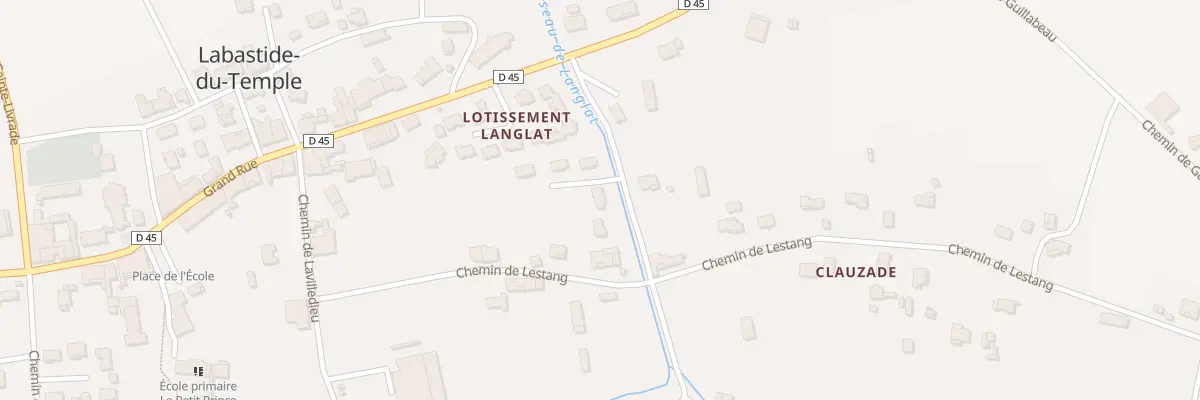 Plan du 631 Che des Clauzades à Labastide-du-Temple