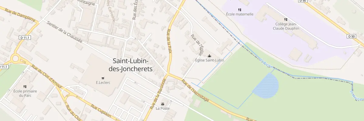 Plan du 16 Rue de l’Eglise à Saint-Lubin-des-Joncherets