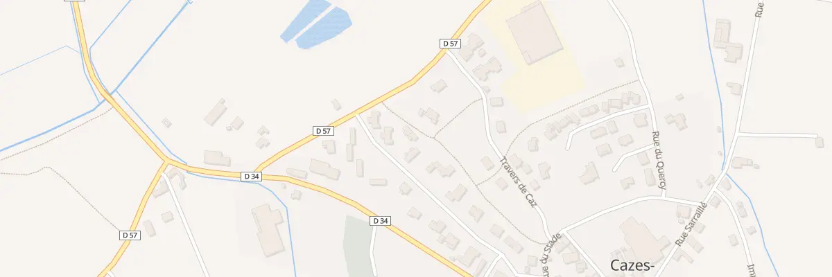 Plan du 18 Rue du Doc Pouget à Cazes-Mondenard
