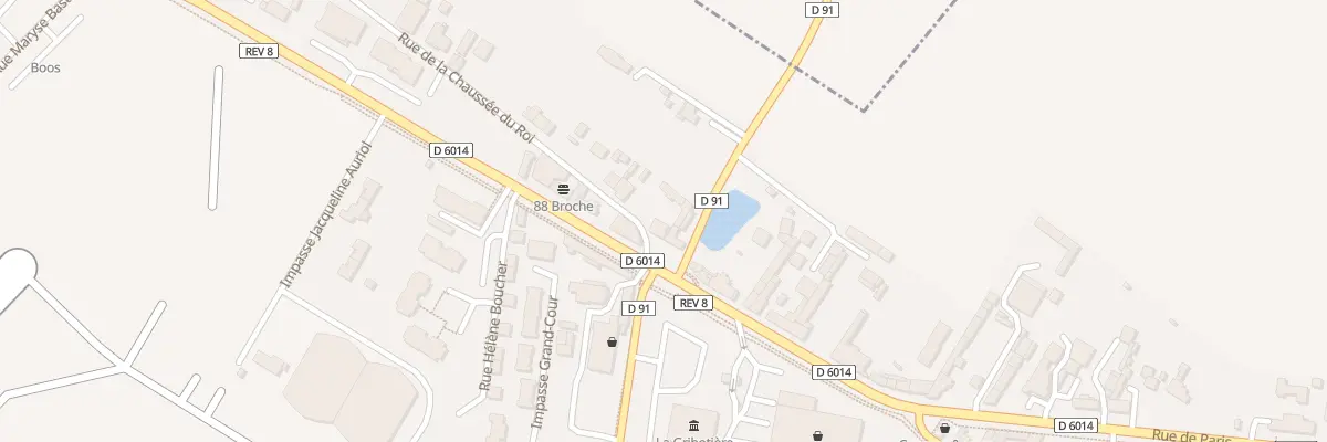 Plan du 22 Rue de la Chaussee du Roi à Boos