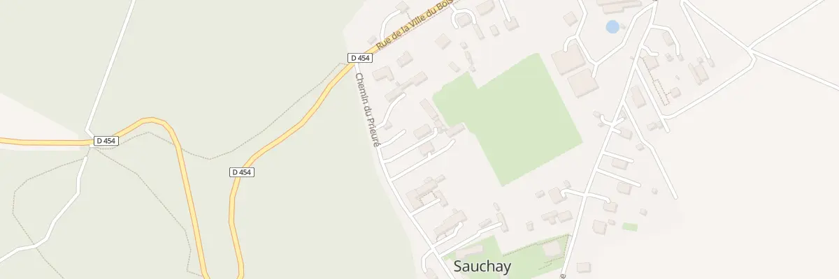 Plan du 7 Che du Prieure à Sauchay