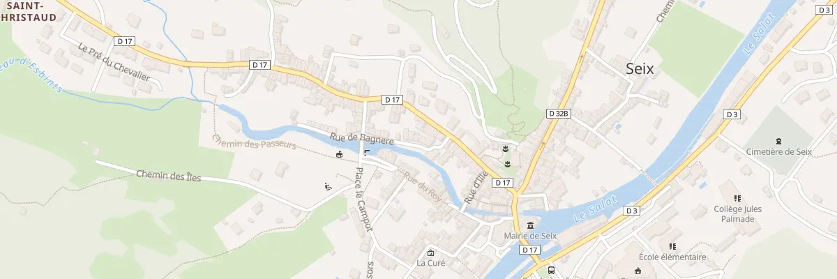 Plan du 5119 Rue de Bagnères à Seix