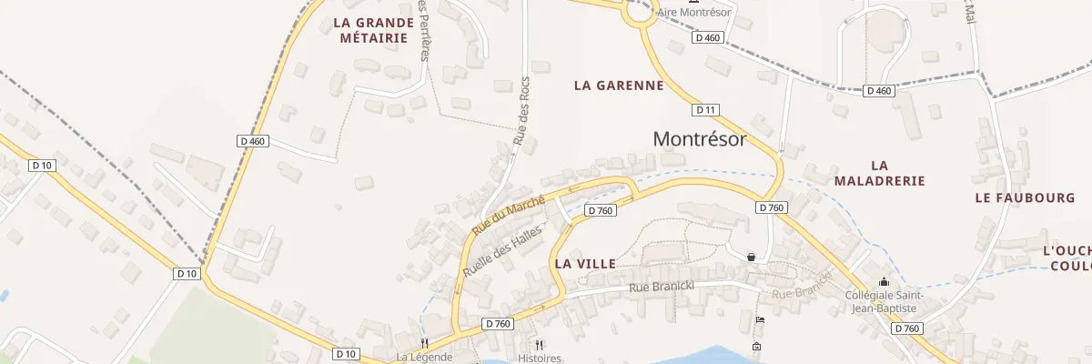 Plan du 29 Rue du Marche à Montrésor
