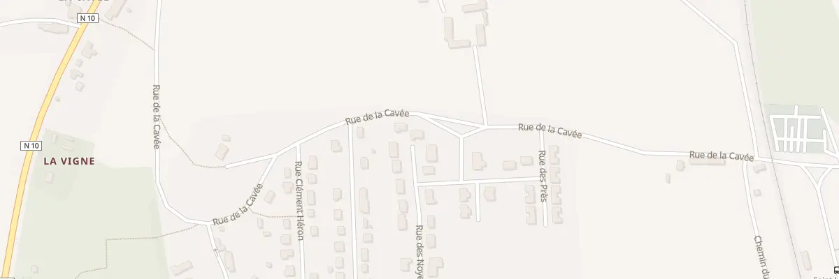 Plan du 3 Pl des Noyers à Saint-Hilaire-la-Gravelle