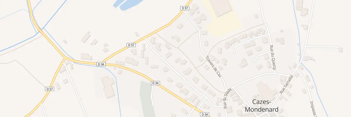 Plan du 12 Rue du Docteur Pouget à Cazes-Mondenard