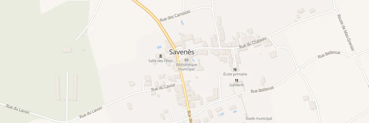 Plan du 5027 Village à Savenès