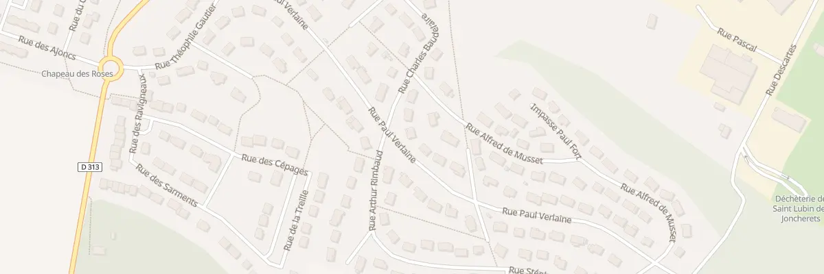 Plan du 11 Rue Paul Verlaine à Saint-Lubin-des-Joncherets