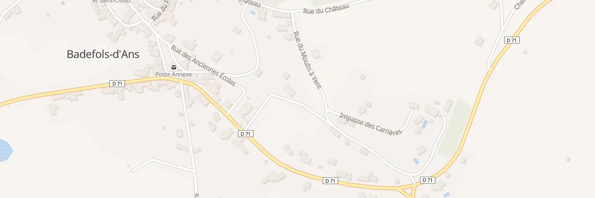 Plan du 198 Rue du Moulin à Vent à Badefols-d’Ans