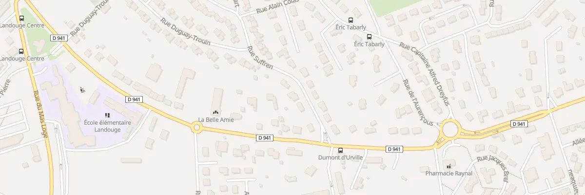 Plan du 7 Rue Suffren à Limoges