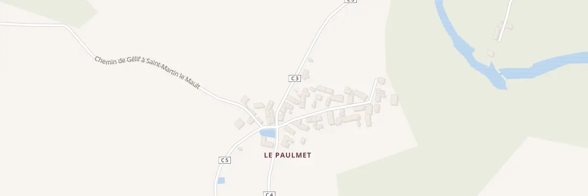 Plan du 44 Le Paulmet à Saint-Martin-le-Mault