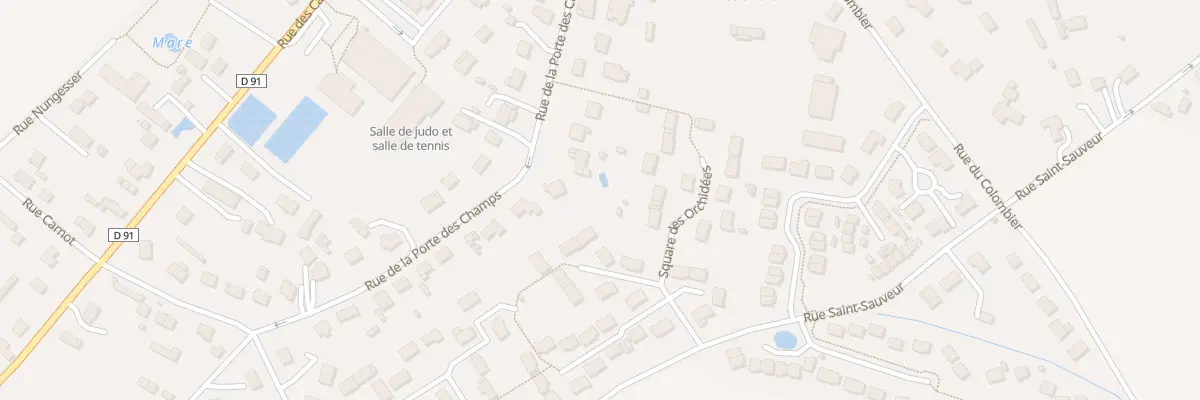 Plan du 249 Rue de la Porte des Champs à Boos