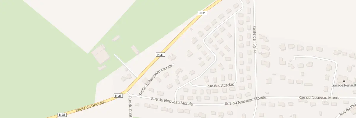 Plan du 10 Sen du Nouveau Monde à Saint-Jacques-sur-Darnétal