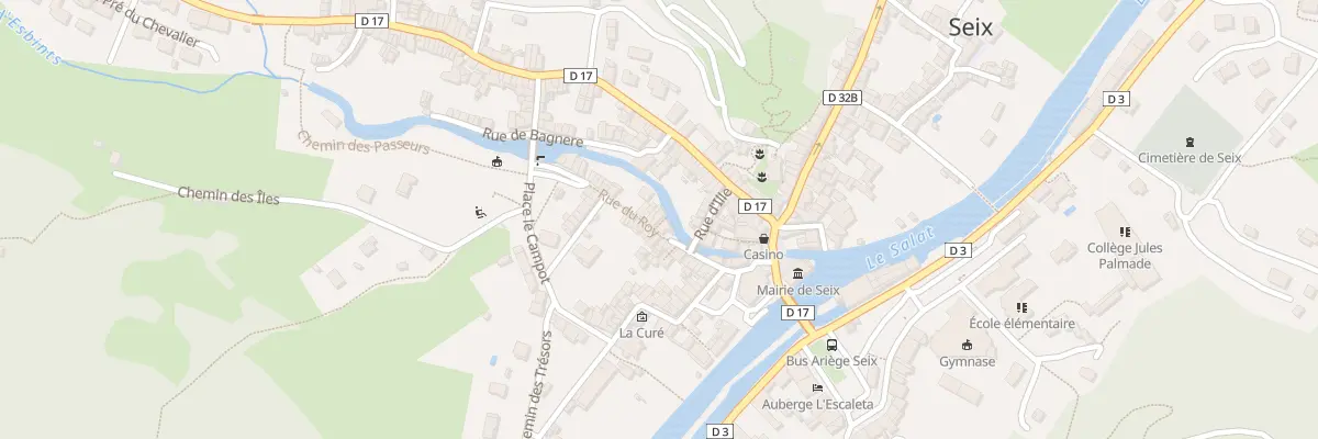 Plan du 6 Rue du Roy à Seix
