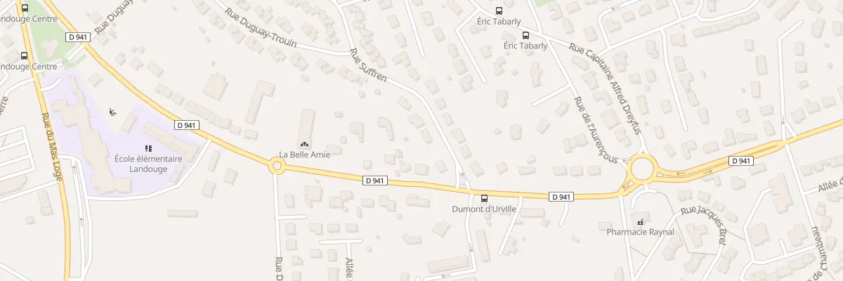 Plan du 5 Rue Suffren à Limoges