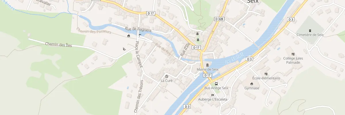 Plan du 185 Rue du Roy à Seix