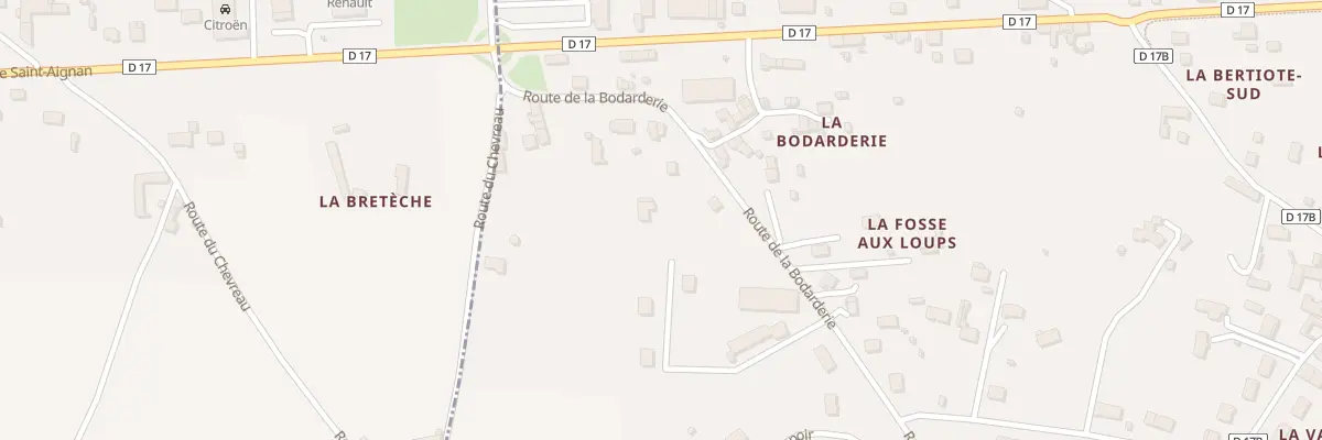 Plan du 14 Rte de la Bodarderie à Saint-Julien-de-Chédon