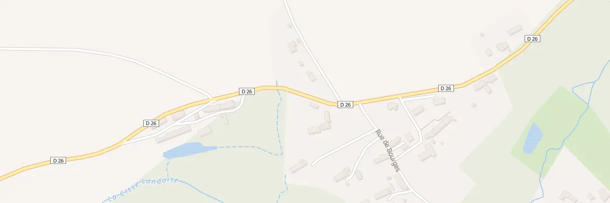 Plan du 605 Rte de la Chapelle Vendômoise à Landes-le-Gaulois