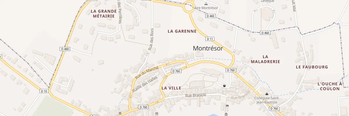 Plan du 35 Rue du Marche à Montrésor