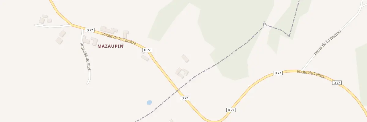 Plan du 37 Le Haut Masaupin Nord à Boisseuilh