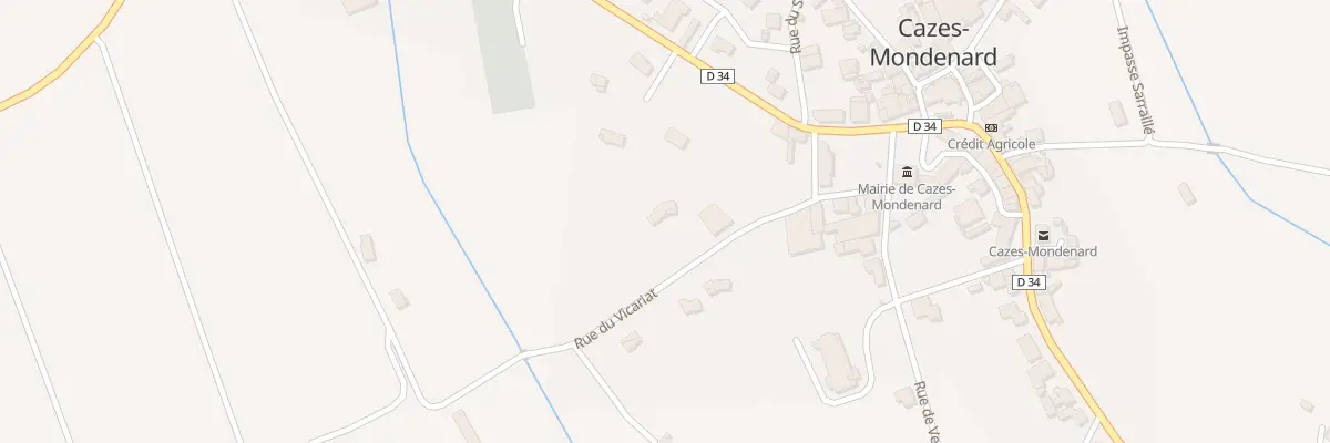 Plan du 5628 Canets à Cazes-Mondenard