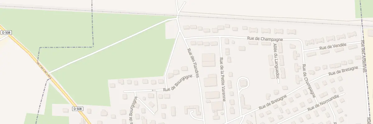 Plan du 22 Rue des Flandres au Manoir