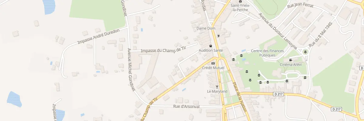 Plan du 14 Rue du Champ de Tir à Saint-Yrieix-la-Perche